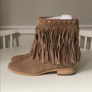 Michael Kors Fringe Ankle Boots